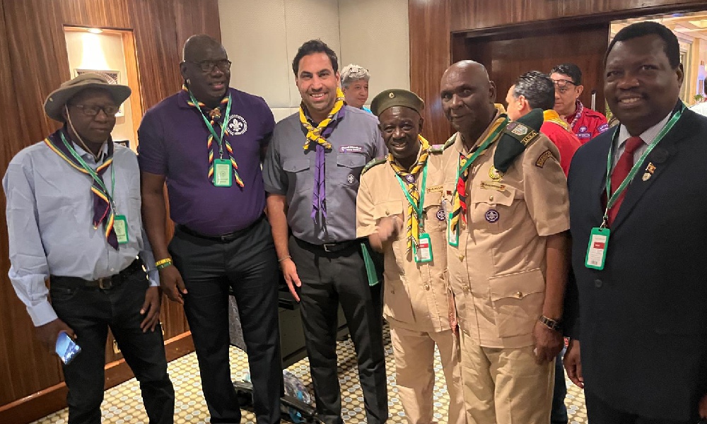 prof-kateregga-and-team-raises-uganda-flag-high-in-the-43rd-world-scouts-conference