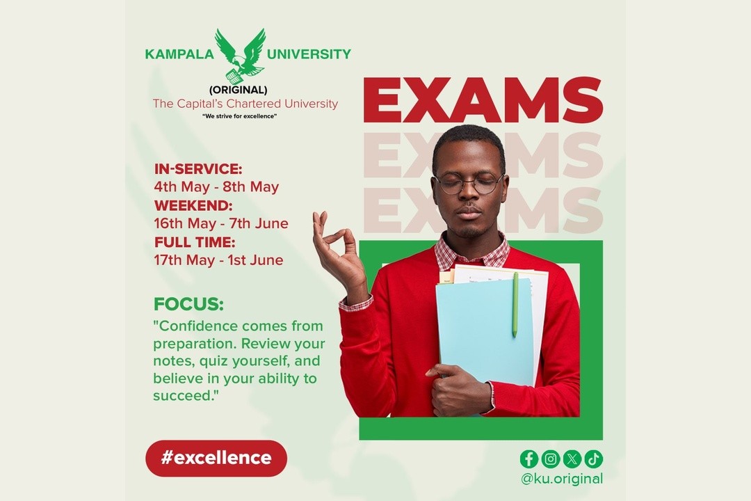 Kampala University Rallies Students For Success As End-of-Semester Exams Commence Across All Campuses