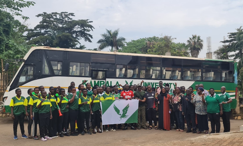 Kampala University Flags Off 143 Students for the 2024 Eastern Africa University Games in Kenya