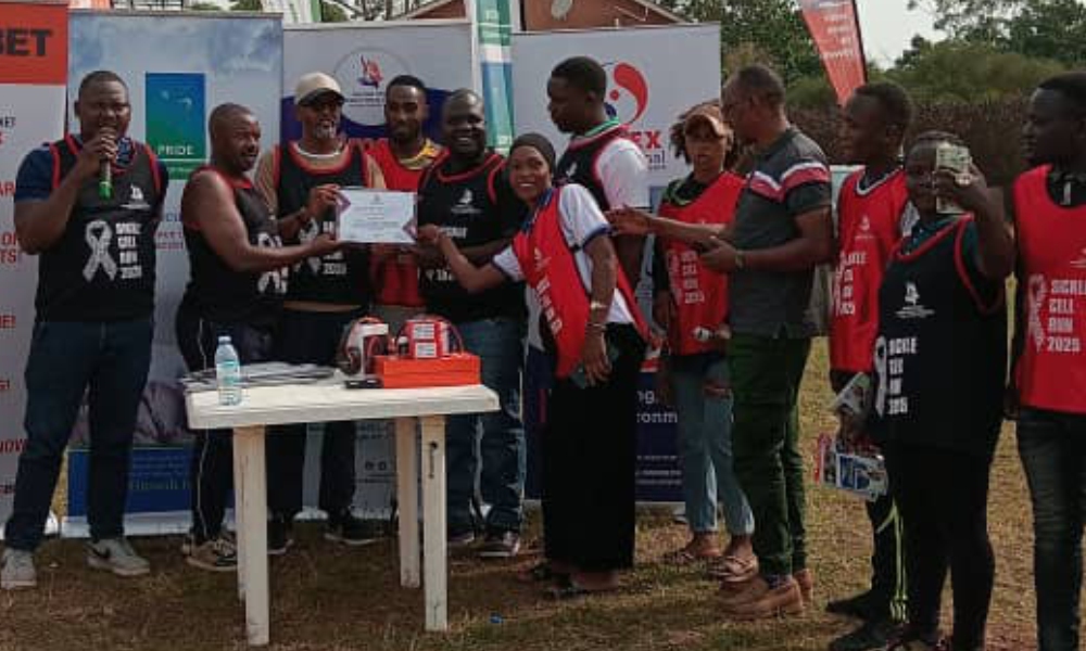 Kampala University Jinja Campus Staff and Students Participate in Sickle Cell Marathon