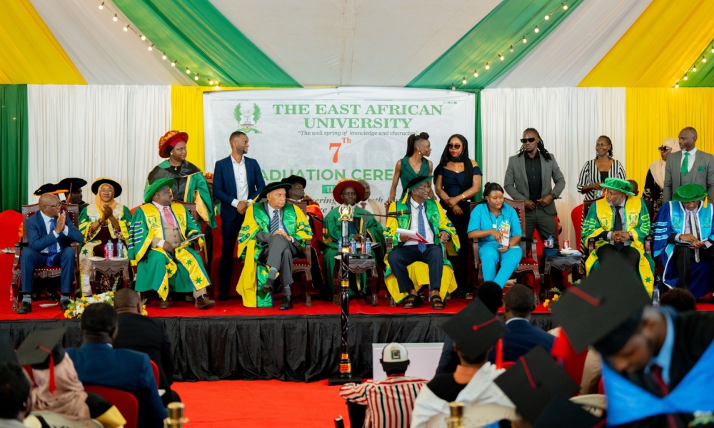 The East African University Holds It's 7th Graduation Ceremony As Prof. Kateregga Reshuffles The entire Board Trustees